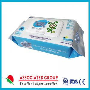 China Nonwoven Fabric Baby Wipes No Bleach For Sensitive Skin Chemical Free on sale