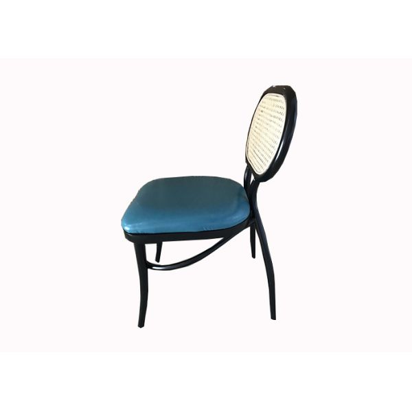 PU Leather 47cm 80cm Upholstered Restaurant Dining Chairs