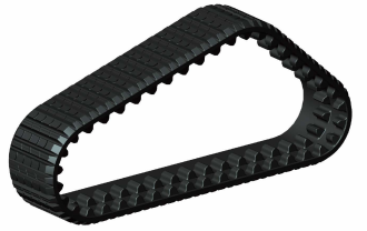 Pint Sized Rubber Tracks Fireproof For Hydraulic Mini Excavator