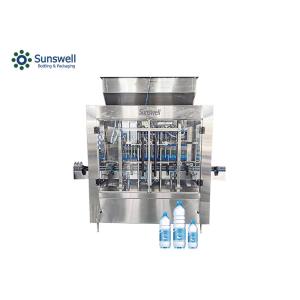 Quality 8 Nozzles Linear Mineral Water Filling Capping Machine UL Certification for sale