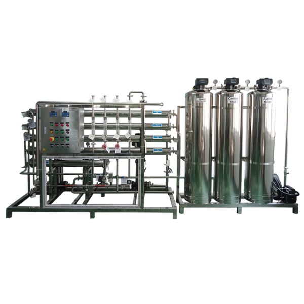 SUS304 Brackish Water RO Plant , PLC Seawater To Drinking Water Machine