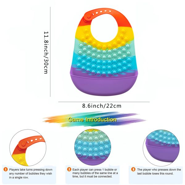 OEM Baby Silicone Products Multi Colors Toddlers Newborn Waterproof Bibs