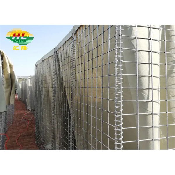 Robot Welded Hesco Defensive Barriers Hot Dipped Galvanized