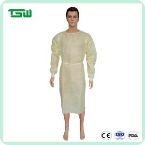 Quality FDA Disposable Isolation Gowns With Knitted Elastic Cuff for sale