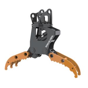 Quality Mechanical Hydraulic Grapple For Excavator Komatsu Sany CAT for sale