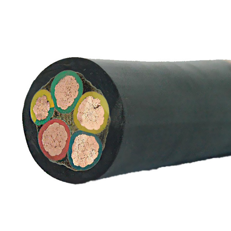 Quality Black 0.5mm 2 Core 500V HV Power Cable PVC Insulated For Construction for sale