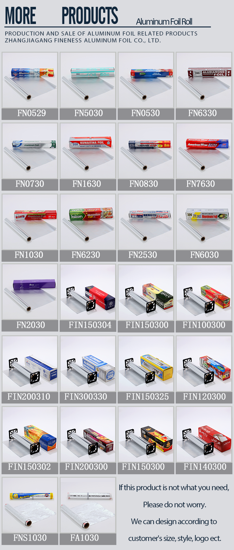 Service Food Grade Aluminum Tin Foil Roll with Silver Finish and Customized Width