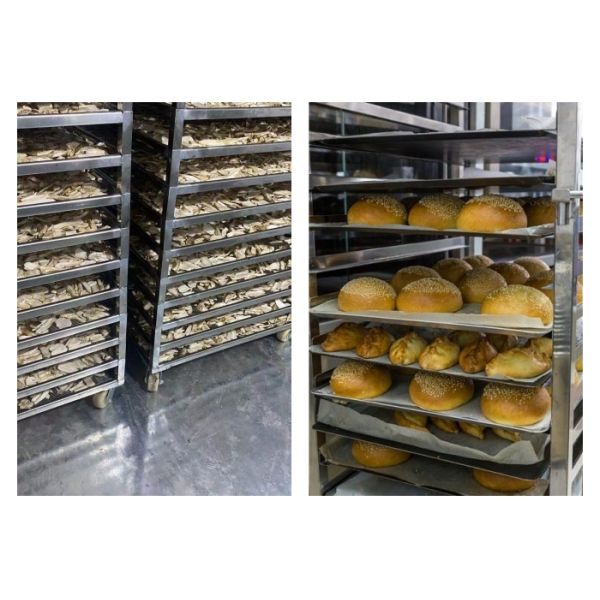 15 Layers 12 Layers 10 Layers Bakers Trolly SS201 Cooling Trolley For Bakery