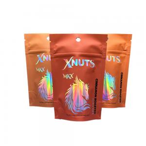 China Mylar Holographic Foil Bag 3.5g Custom For Weed Packaging on sale