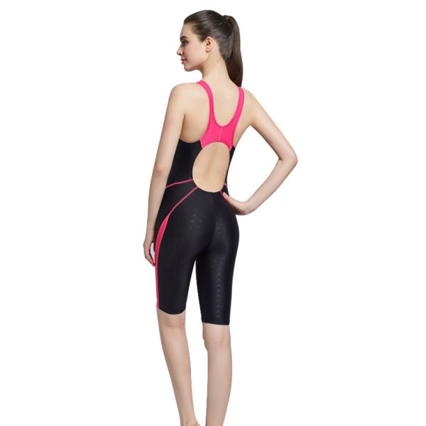 Women's One Piece Dual Crossback Athletic Training Swimsuit