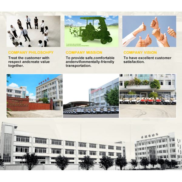 48V 3.7KW 2 Seater Electric Golf Carts Taly Axle / Hotel Buggy Car