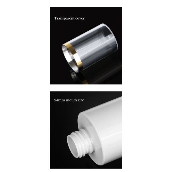 White plastic cosmetic hair mist alchohol packaging container continuous room hotel 500ml gold top 250ml spray bottle