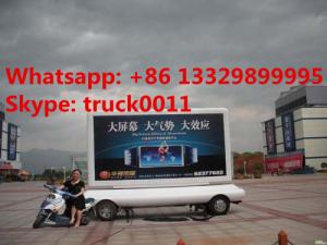 Quality outdoor mobile LED displays screen advertising billboard trailer for sale, led trailer for sale