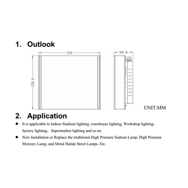 Luxeon 3030 Chip LED Lowbay Light