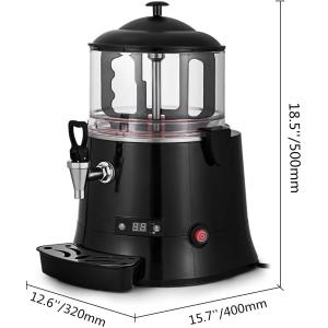 Quality 40 Degree Commercial Beverage Dispenser 10L Hot Chocolate Drink Machine for sale