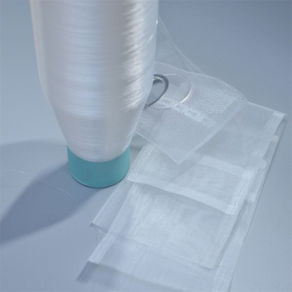 0.14mm Invisible Polyamide Monoembroidery Thread red color Mono Yarn