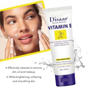 OEM Foaming Facial Cleanser Natural Vitamin E Whitening Facial Cleanser