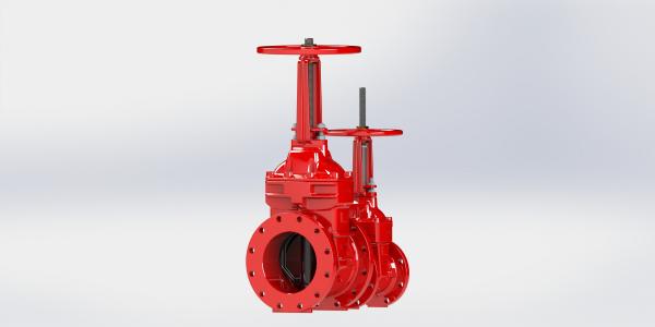 Buy Flange Groove Connection Available Ul Fm Approved Valves With Red Epoxy Coated at wholesale prices