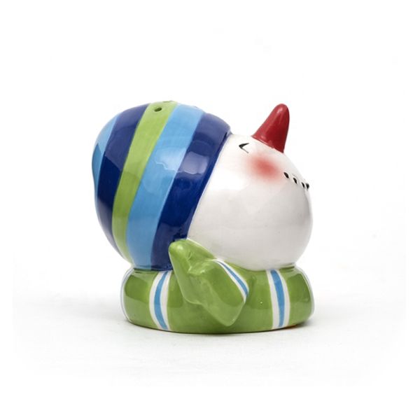 Lovely 3d Ceramic Spice Set Cruet Set Salt And Pepper Shaker Pots For Christmas