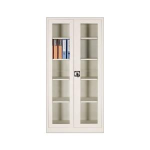 School Office Swing Door Vertical Glass Door Filing Cabinet