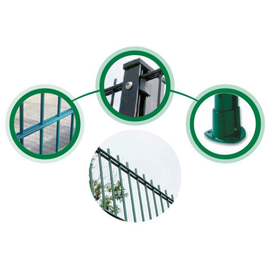 Low-Carbon Iron Wire Construction Wire Mesh Panel Roll Length 18m Welded Wire Fence Panel