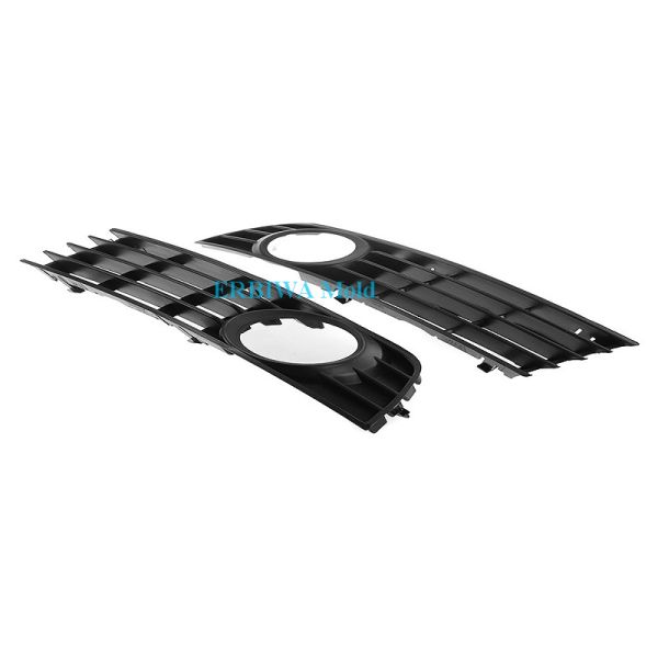 High Hardness Grille Moulding Black Car Fog Lampshade For Audi A3 / A4 / A6L / Q5
