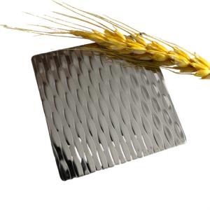 China Stamping Checkered Embossed Stainless Steel Sheet AISI ASTM Standard on sale