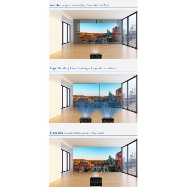 Outdoor Large Venue Engineering Projectors 15000 Lumen LCD Laser WUXGA Projector