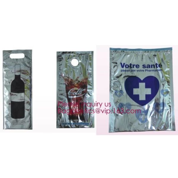 Aluminum Foil Food Use Disposable Cooler Bag Insulated Thermal Bag Organizer Storage Frozen Lunch Bag bagease bagplastic