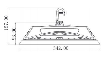 Customized 200w Led High Bay Lighting High CRI Corrosion Resistant