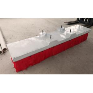 Quality Metal Support 1.5m Forklift Sweeper Attachment Brush for sale