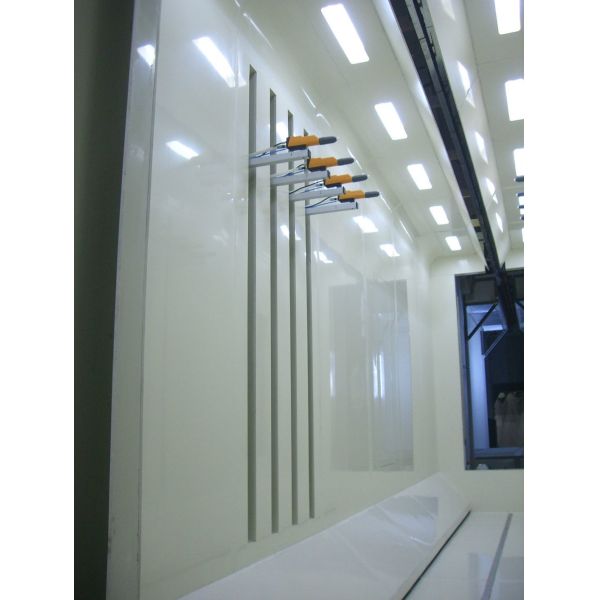 Professional Automatic Stainless Steel/PVC/Carbon Steel Powder Coating Booth with Clean Room