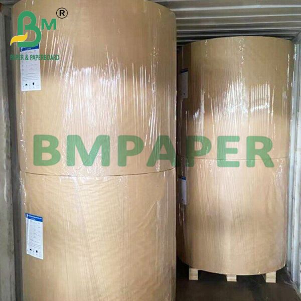 15" x 20" Natural White Kraft MG Paper With One Smooth And Shiny Side