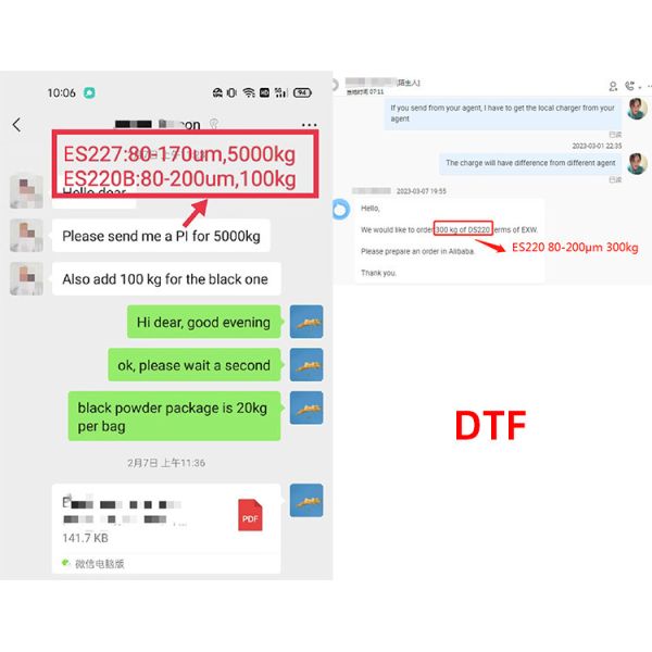 Soft High Stretchable DTF Powder For T- Shirt Heat Transfer Printing