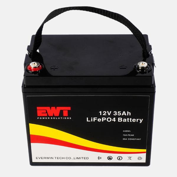 Solar Lawn Light 12V Lithium Iron Phosphate Battery Pack 12.8V 35Ah LiFePO4 IFR26650 Lithium LFP battery