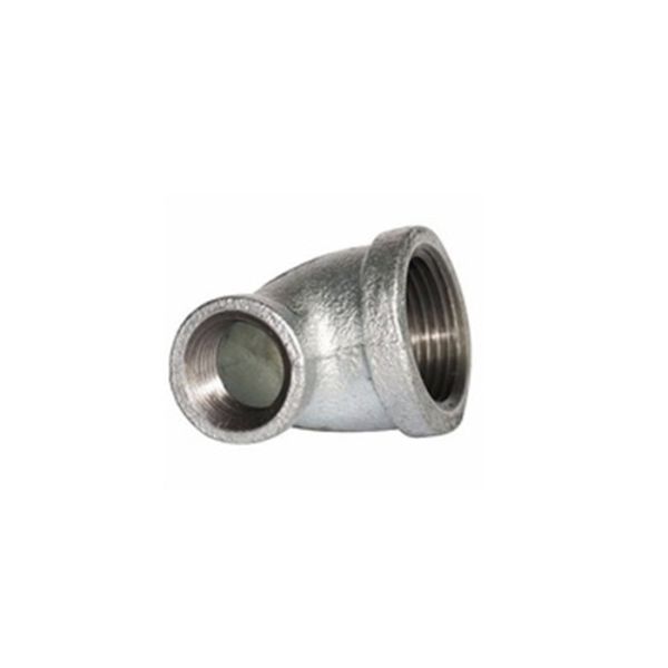 ASTM Standard 90 Degree Fittings Galvanizated Malleable Elbow With Rib