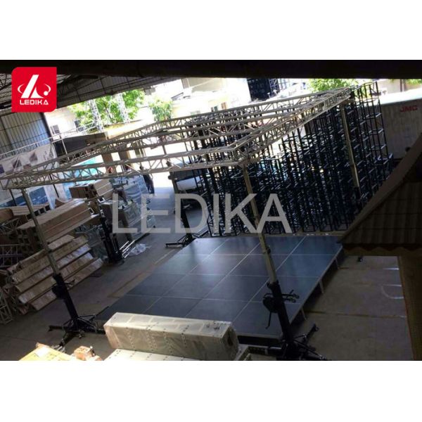 Audio Speaker Standing Stage Truss Tower System For Small Events H2.2*0.65*0.55M