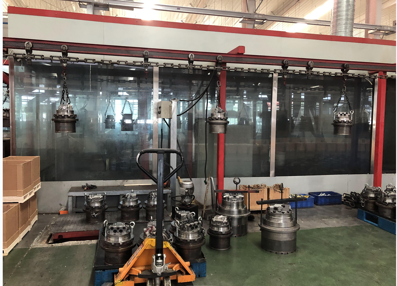 Excavator swing reduction PC138 22B-26-01130 excavator swing gearbox