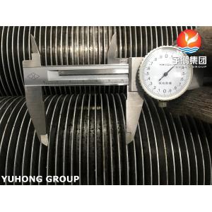 A213 T9 High Frequency Welding Solid Finned Tube ASTM With AS Fins For Heat