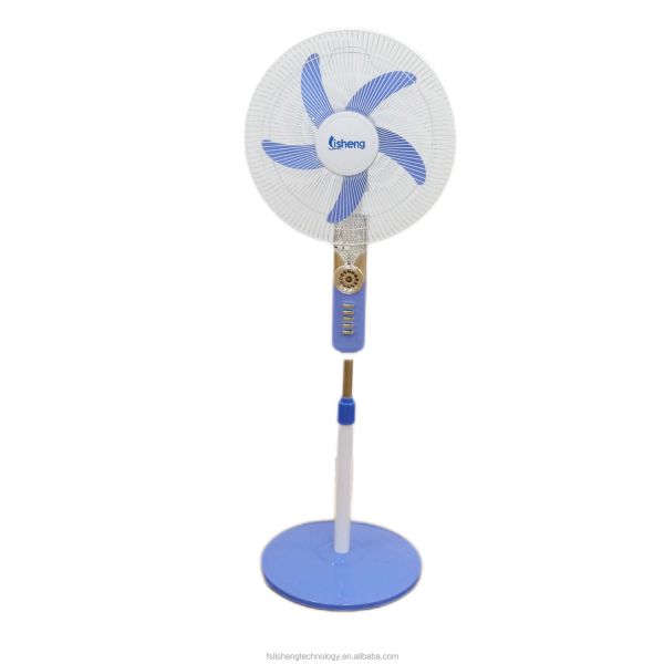 Plastic 16 Inch Rechargeable Stand Fan USB Mobile Phone Charging Fan With LED Light