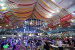 Outdoor 500 Capacity Wedding Party Tent With Glass Walls Lining Curtain