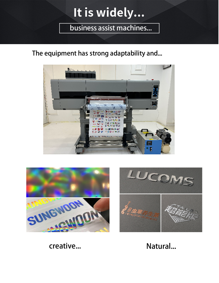 Advanced Andemes I3200 A1 DTF UV Sticker Printer 6090 UV AB Film Label Print UV Printer