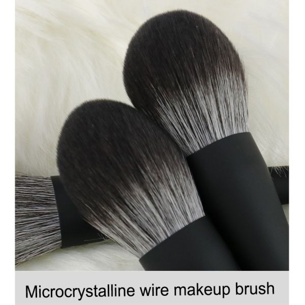 10pcs Premium Cosmetic Makeup Brush Set Cruelty Free Microcrystalline Hair Rubber Oil Processing