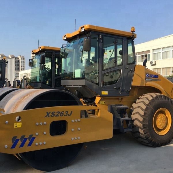 Mechanical Single Drum Walk Behind Roller / Customized Single Drum Road Roller