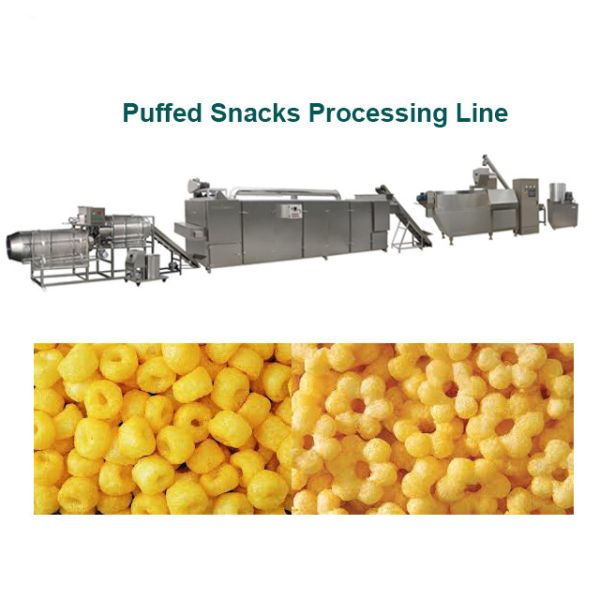 Auto Puff Snacks production line corn puff snack extruder 