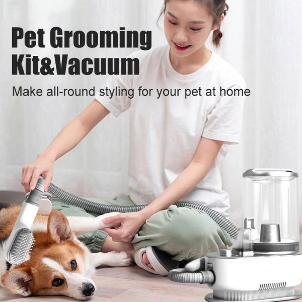 High Power 400W Pet Grooming Machine 4L Hair Removal HEPA Filter Low Noise