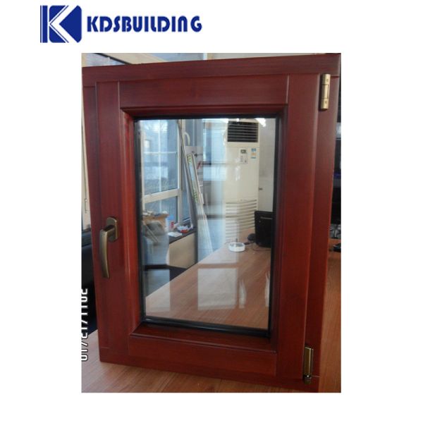 China Solid Windows And Door Manufacture Hurricane Rated Double Entry Commercial Real Wooden Window