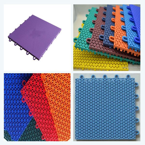 Anti Aging Interlocking Exercise Flooring Multirole 2500N PP No Bulging