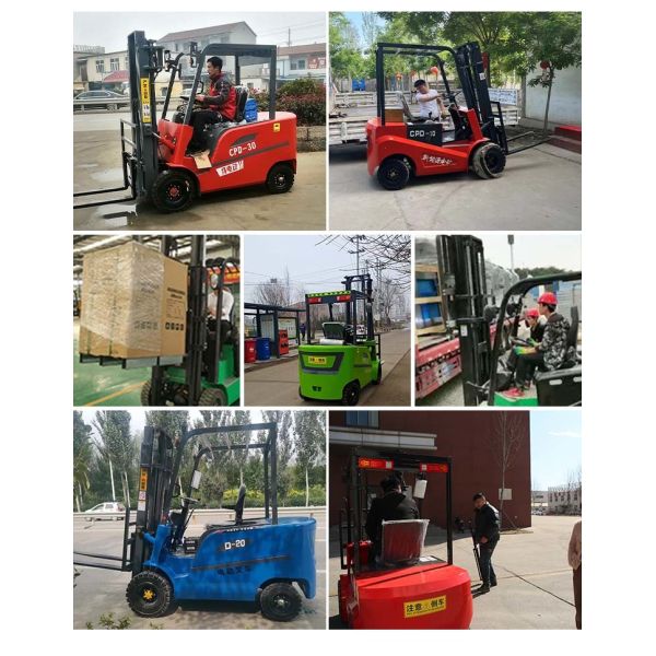 1 Ton 1.5 Ton 2 Ton 5 Ton Mini Electric Forklifts Trucks Price Battery Forklift Pallet Stacker