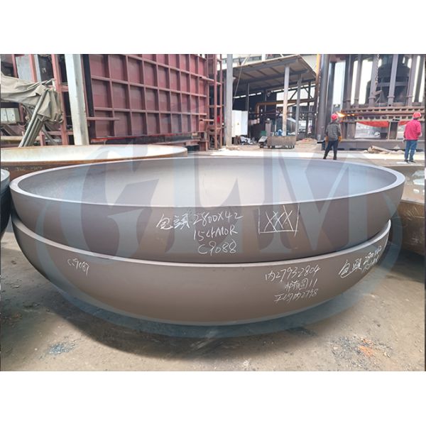 4300mm Diameter ASME Code Dished Heads, Ellipsoidal Bottom